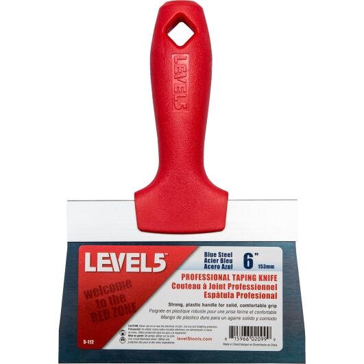 Level 5 Blue Steel Taping Knife w/ Composite Handle