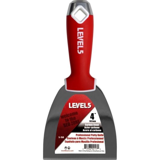 Level 5 4" Joint Knife w/ Soft Grip Handle - Carbon Steel