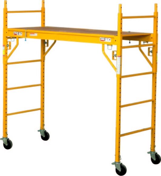 Circle Brand 6' Steel Rolling Tower Scaffold 1000 lb Rated