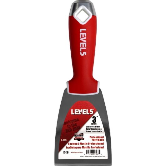 Level 5 Stainless Steel Joint Knife w/ Soft Grip Handle