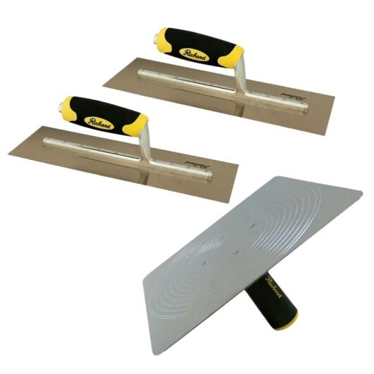 Richard Ergo-Grip Drywall Finishing SS Trowel & Hawk Set